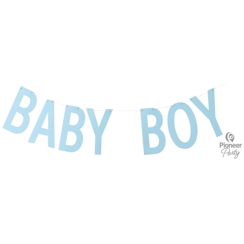 Γιρλάντα Γράμματα Baby Boy Σιέλ / 200 εκ
