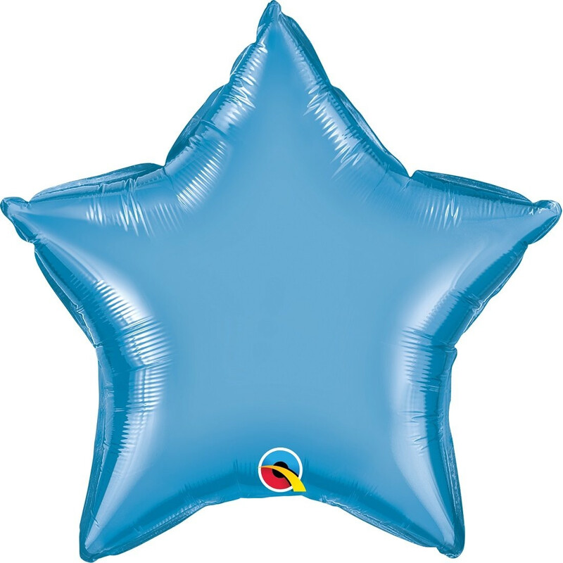 Μπαλόνι Φοιλ 20 Αστέρι/star Chrome Blue 51 εκ Star