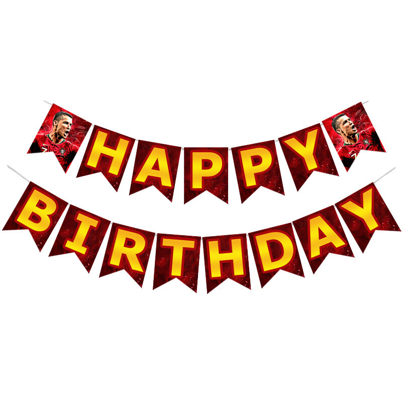 Γιρλάντα Γράμματα Ronaldo Happy Birthday