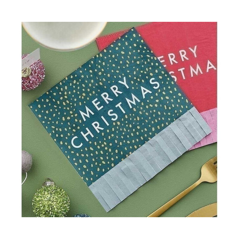 Χαρτοπετσέτες Merry Christmas / 16 τεμ