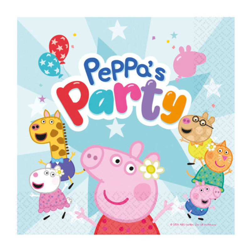 Χαρτοπ.φαγητού Peppa Pig 33 x 33 (16τεμ)