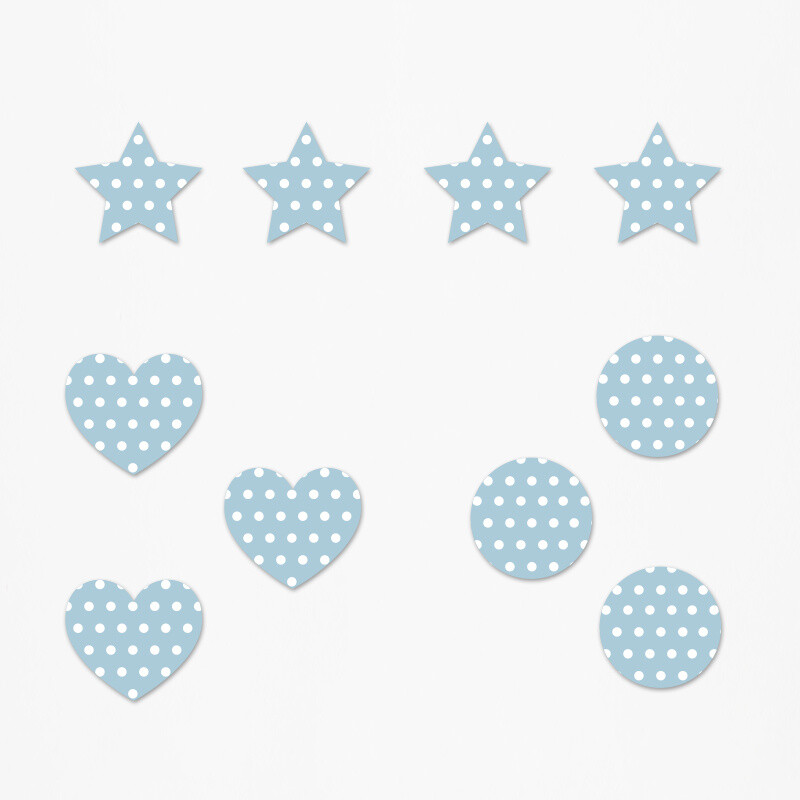 Ξύλινα διακοσμητικά On The Road Pattern mix/ 10τμχ(2cm)