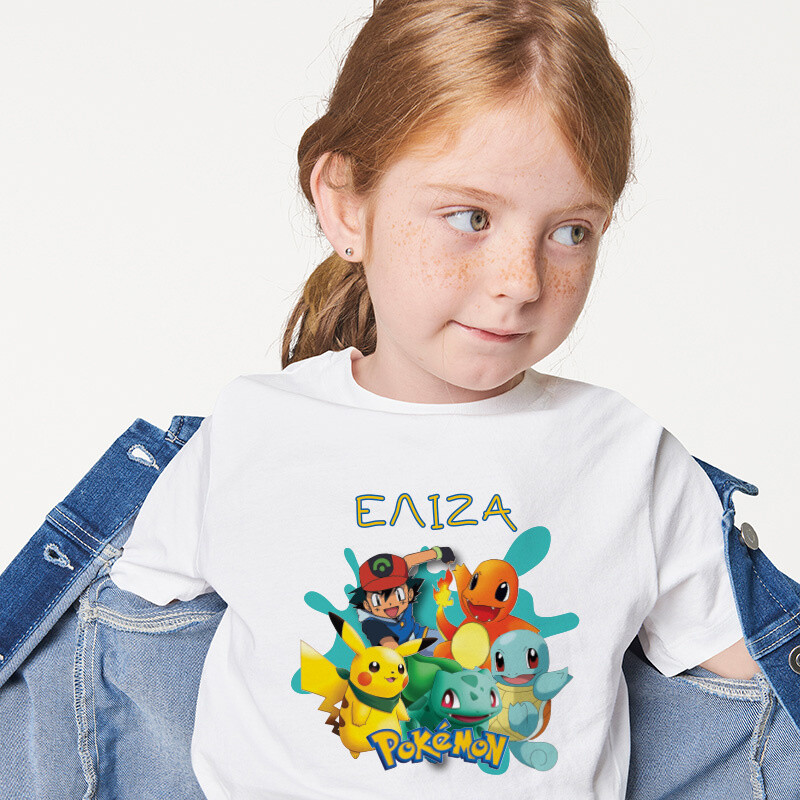 Παιδικό T-shirt Pokemon για κορίτσι με όνομα