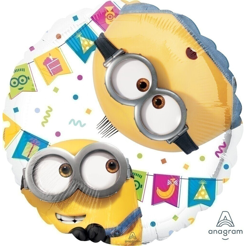 Μπαλόνι Φοιλ Δύο Όψεις 18 Minions 2 Otto / 43εκ