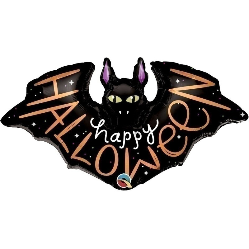 Μπαλόνι Φοιλ 14 Μίνι Νυχτερίδα Happy Halloween