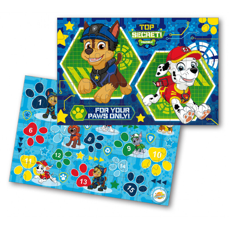 Παιδικό Puzzle Paw Patrol δυο όψεων 50τμχ για 3+ Ετών - Image 2