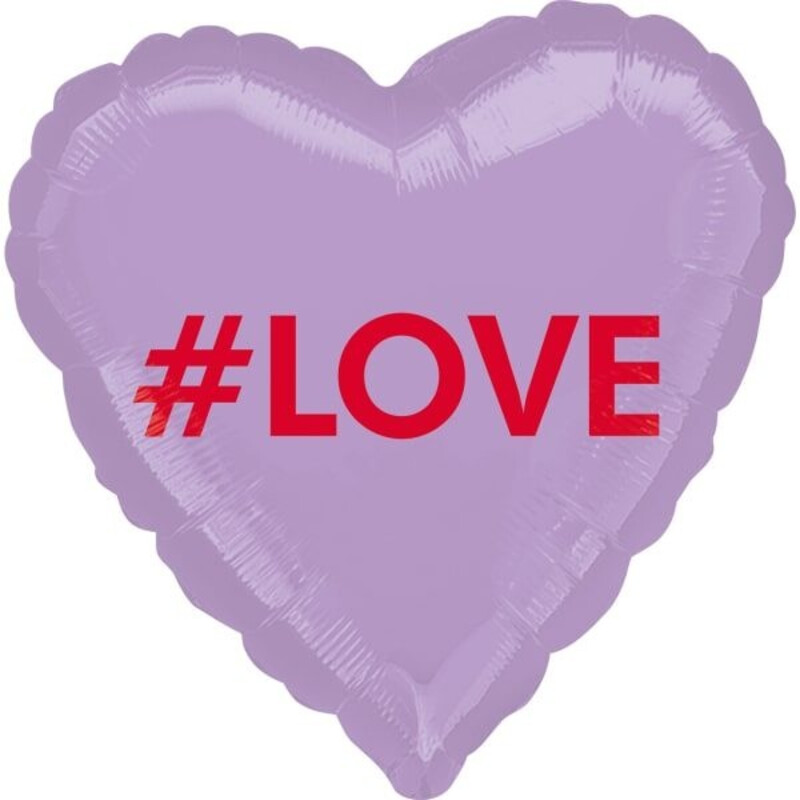 Μπαλόνια Φοιλ 17 #Love Heart/ΚΑΡΔΙΑ  / 43εκ