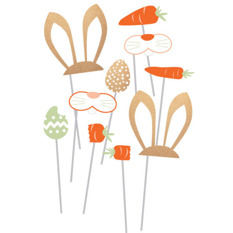 Σετ Φωτογραφικού Θαλάμου  Easter Bunny / 10 τεμ - Λαγός