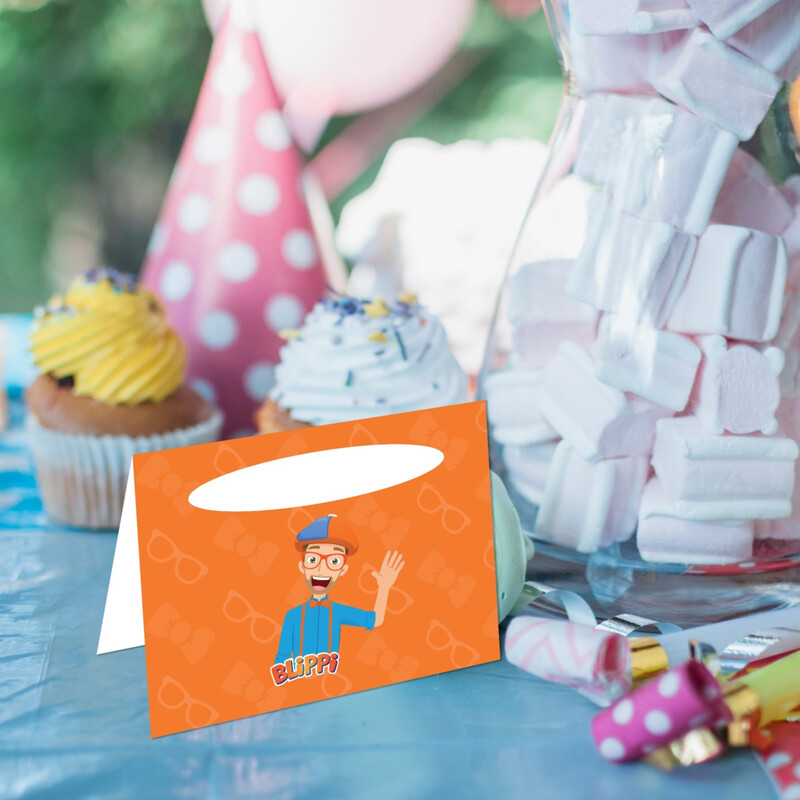 Καρτελάκι Μπουφέ Blippi/ 6τμχ