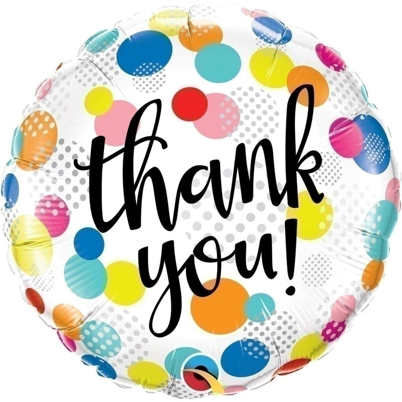 Μπαλόνι Φοιλ 18 Thank you Dots Upon Dots /46 εκ