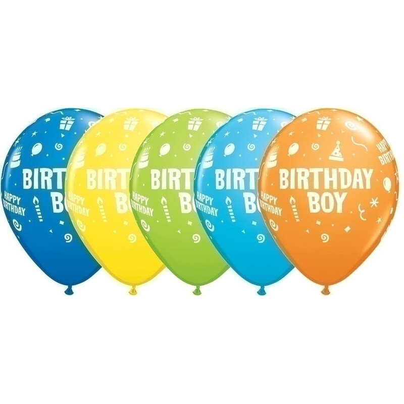 Μπαλόνια Λάτεξ 11Birthday Boy Ast /25 τεμ