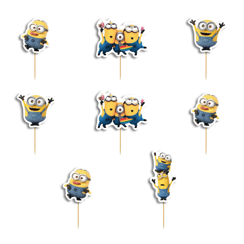 Οδοντογλυφίδες Minions 5cm / 12τμχ