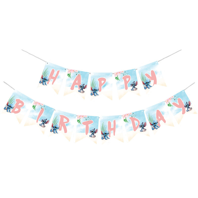 Γιρλάντα Γράμματα Baby Stitch Happy Birthday