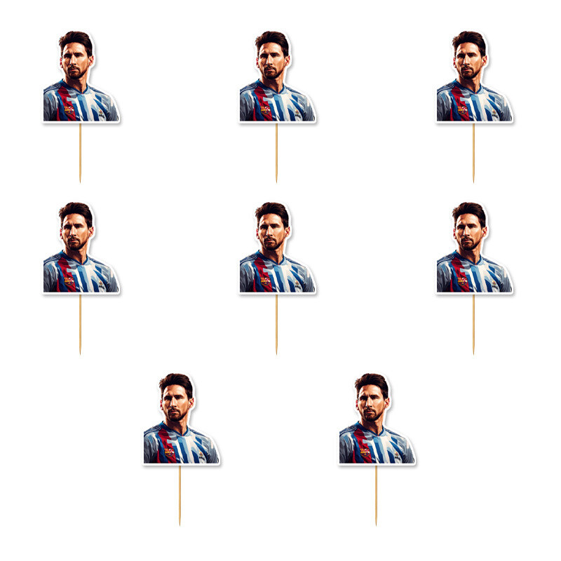 Οδοντογλυφίδες Messi 5cm / 12τμχ