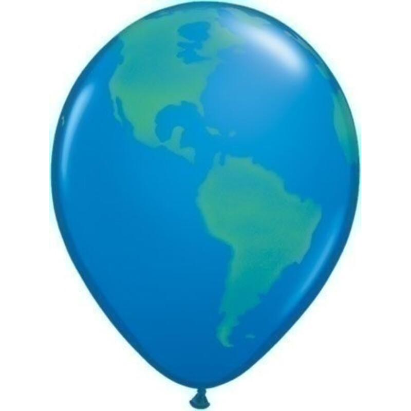 Μπαλόνια Λατεξ Globe Dark Blue /50 τεμ - Διάστημα