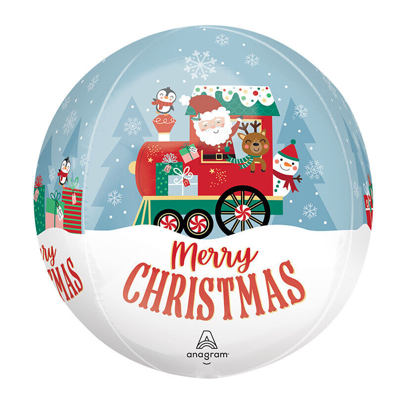 Μπαλόνι Orbz 16 Σφαίρα North Pole Express / 38 εκ x 40 εκ