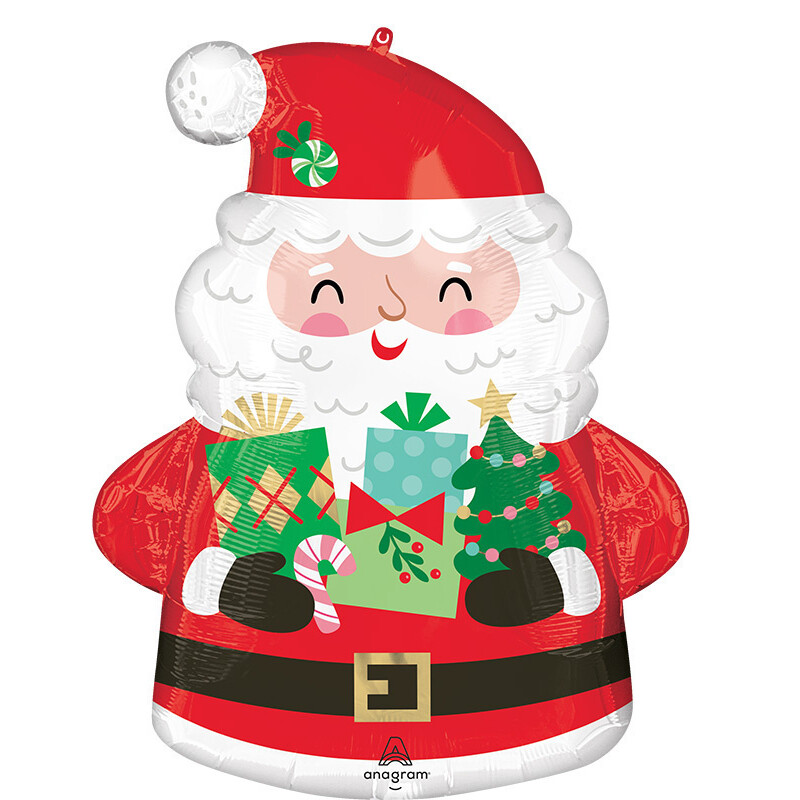 Μπαλόνι φοιλ Σχήμα Jolly Old Santa - Άγιος Βασίλης / 50 x 63 εκ