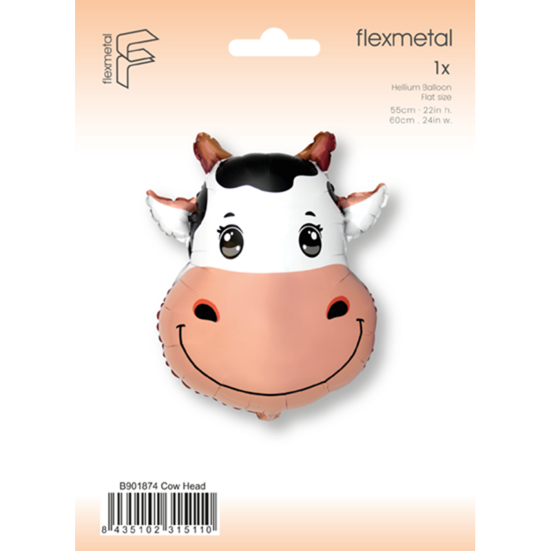 Μπαλόνι Φοιλ Κεφάλι Αγελάδας/Cow 56 x 56 εκ