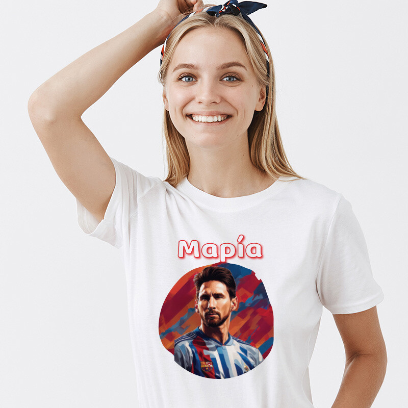 Γυναικείο T-shirt Messi για την Μαμά με όνομα