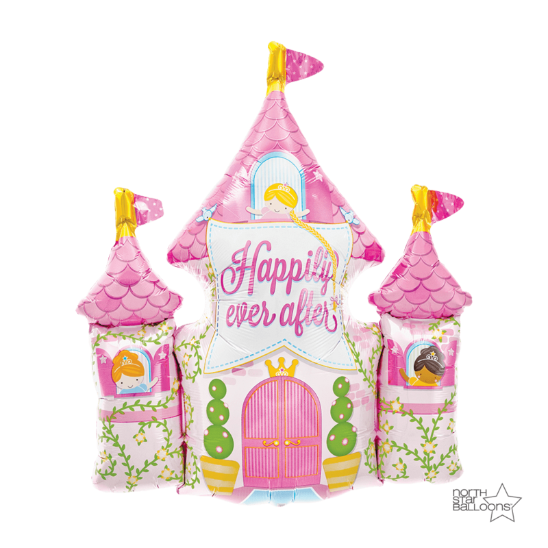 Μπαλόνι Φοιλ Σχήμα Κάστρο Πριγκίπισσα Happily Ever After Castle 33