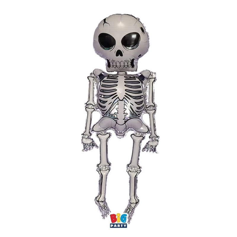 Foil Balloon 86 x 158 cm Skeleton/Σκελετός