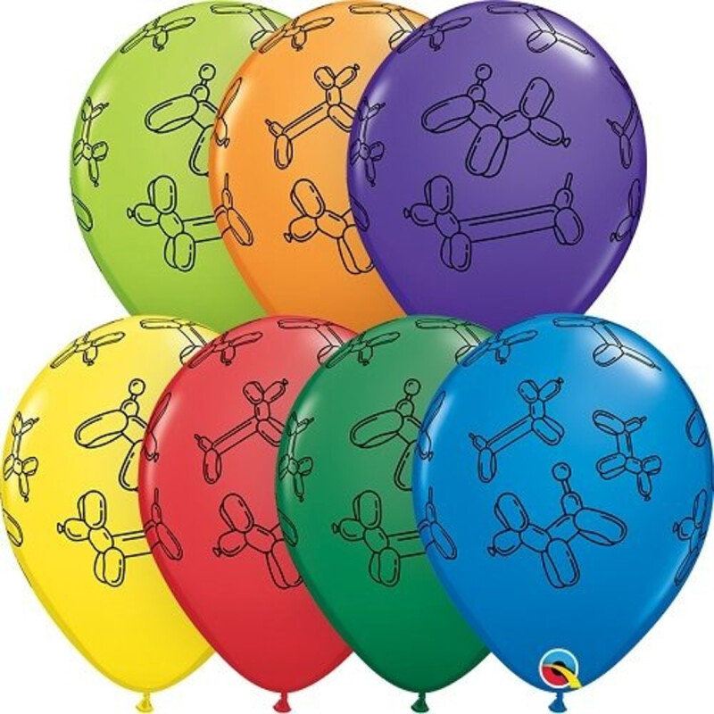 Μπαλόνια Λάτεξ 11 Balloon Dogs /σκύλος 25 τεμ