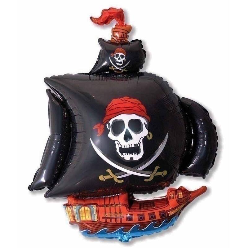 Μπαλόνι Φοιλ Σχήμα Πειρατικό Καράβι /pirate  75 εκ ασυσκεύαστο