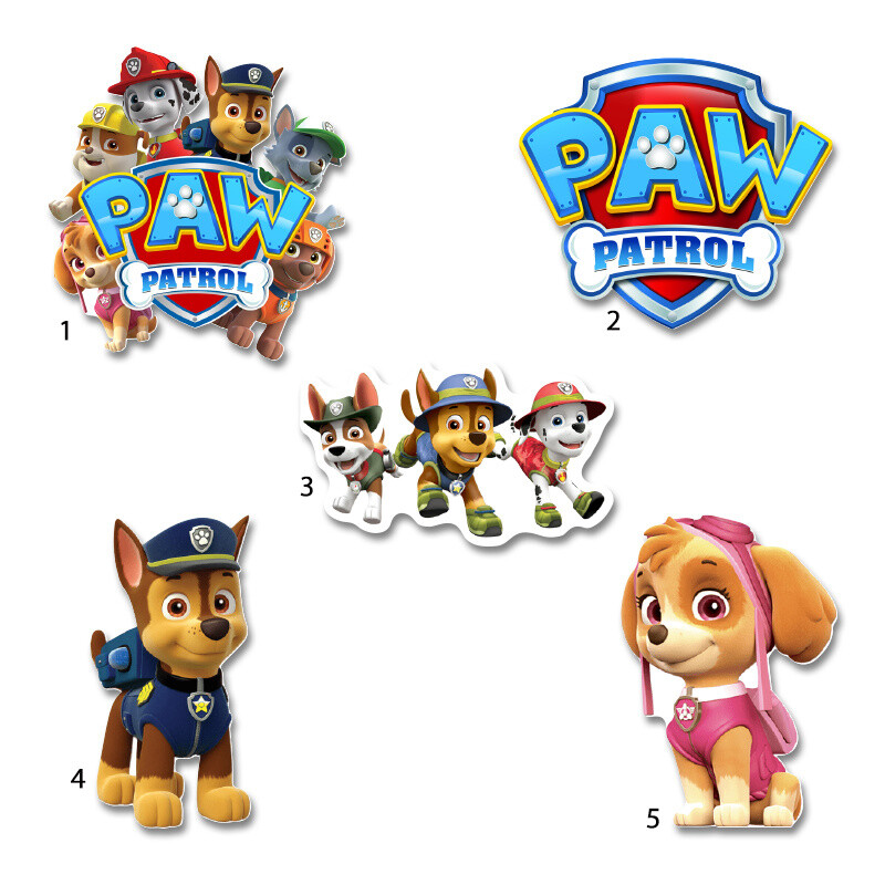 Διακοσμητική φιγούρα Paw Patrol 10cm Ξύλινη/1τμχ