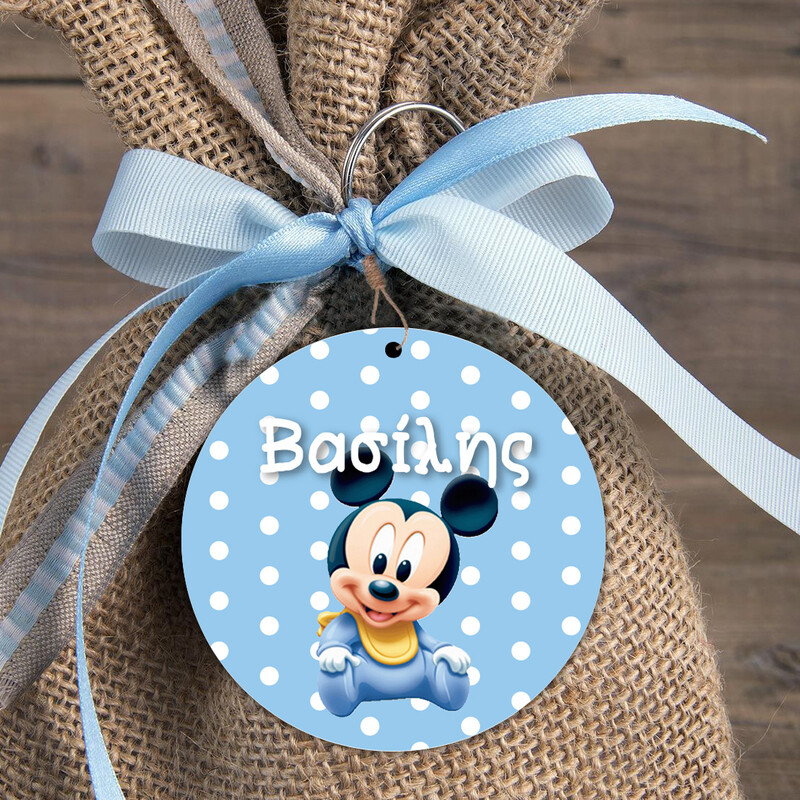 Φιγούρα Ξύλινη Baby Mickey για μπομπονιέρα