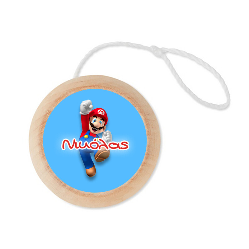 Ξύλινο Γιο – Γιο με όνομα Super Mario