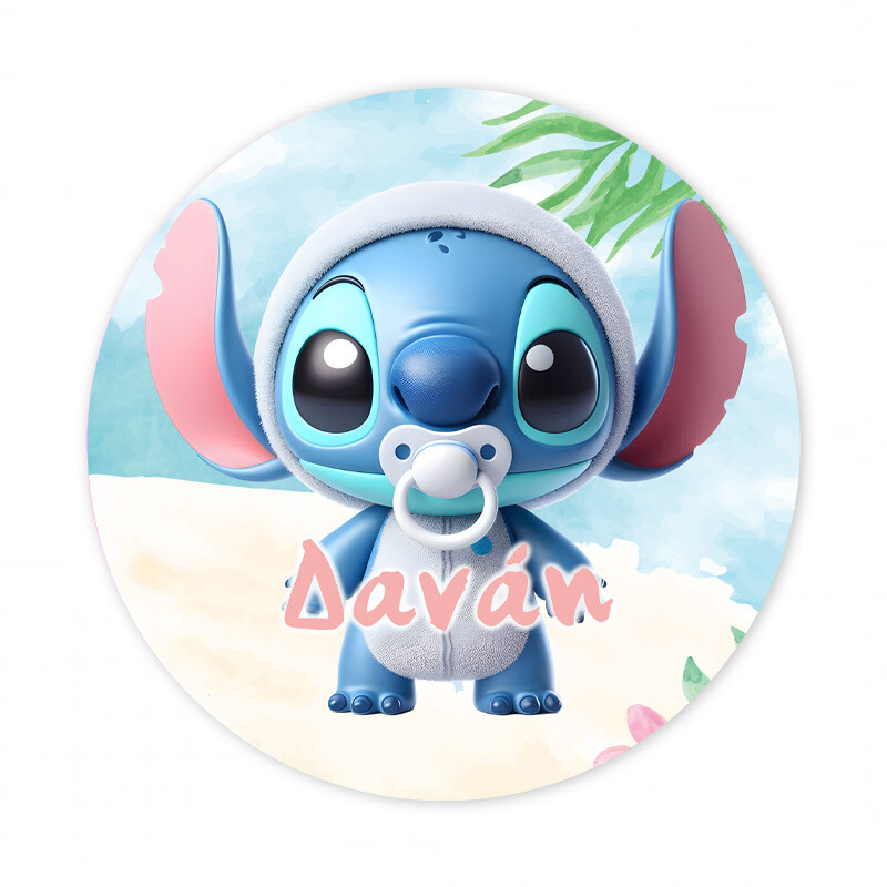 Αυτοκόλλητο με όνομα Baby Stitch 27cm