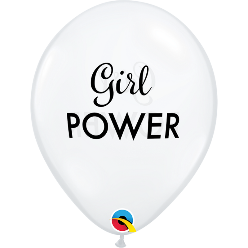 Μπαλόνια Λάτεξ 11 Girl Power Διάφανο Diamond Clear  / 25 τεμ