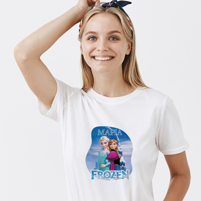 Γυναικείο T-shirt Frozen για την Μαμά με όνομα