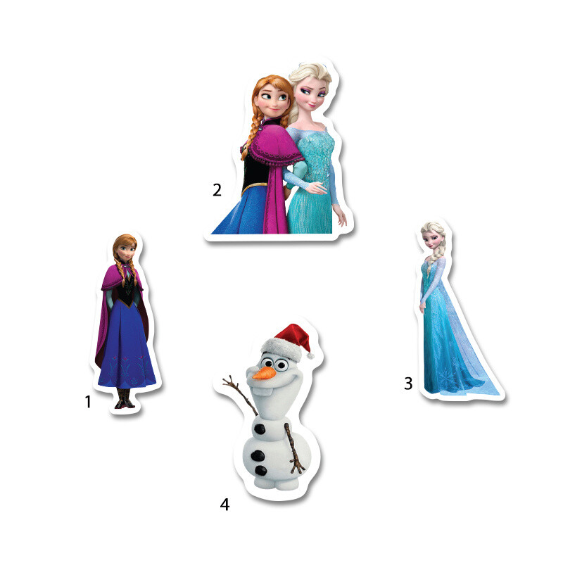 Διακοσμητική φιγούρα Frozen 5cm Ξύλινη/1τμχ