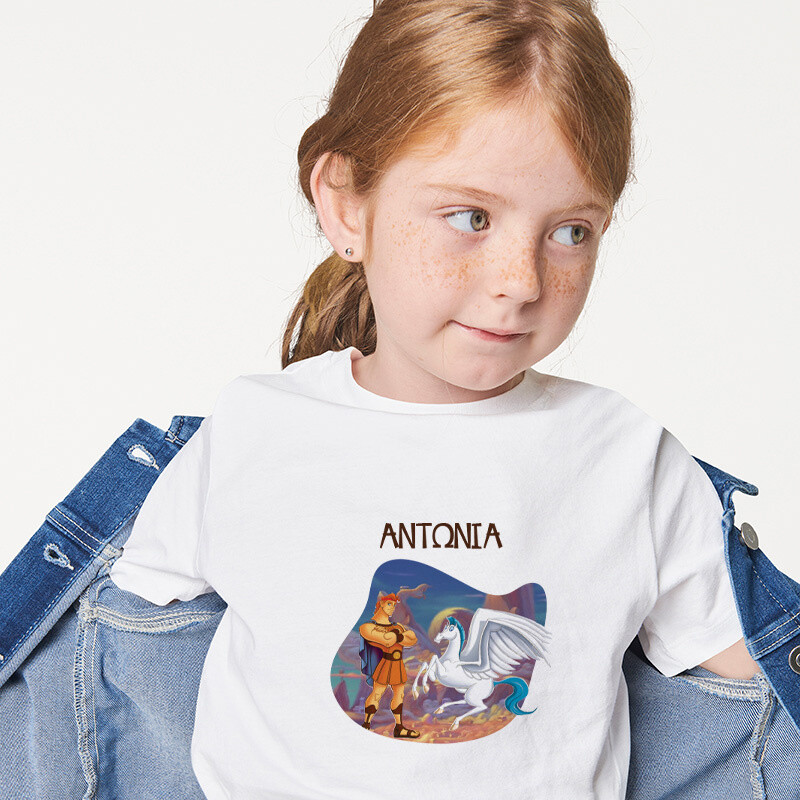 Παιδικό T-shirt Ηρακλής για κορίτσι με όνομα