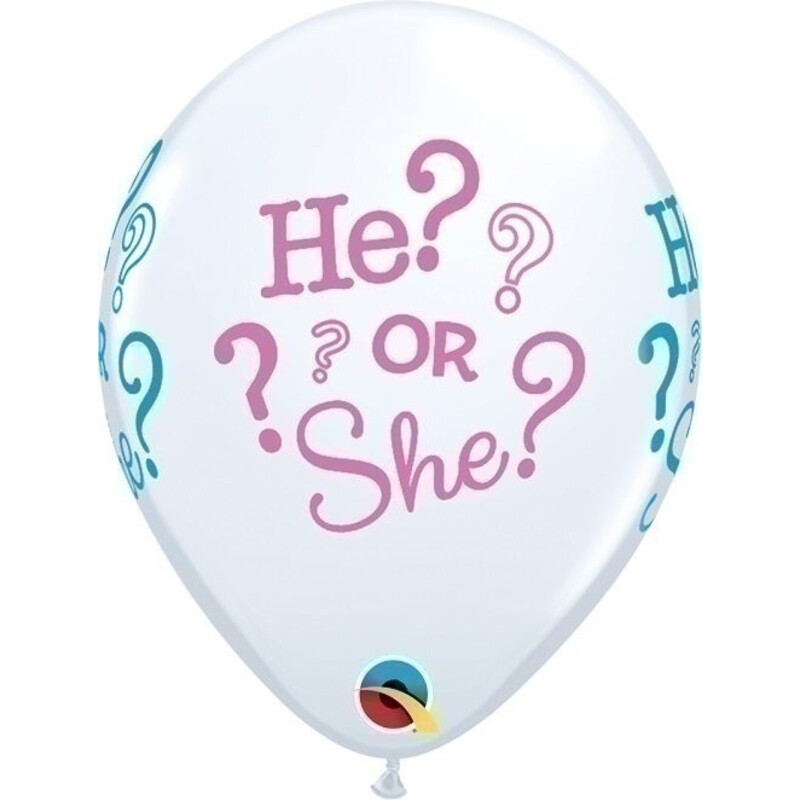 Μπαλόνια Λάτεξ 11 Gender Reveal He or She ? / 25 τεμ