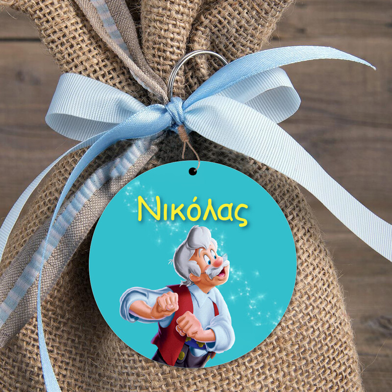 Ξύλινη φιγούρα για μπομπονιέρα Πινόκιο