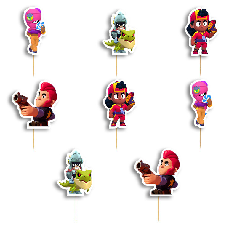 Οδοντογλυφίδες Brawl Stars 5cm / 12τμχ