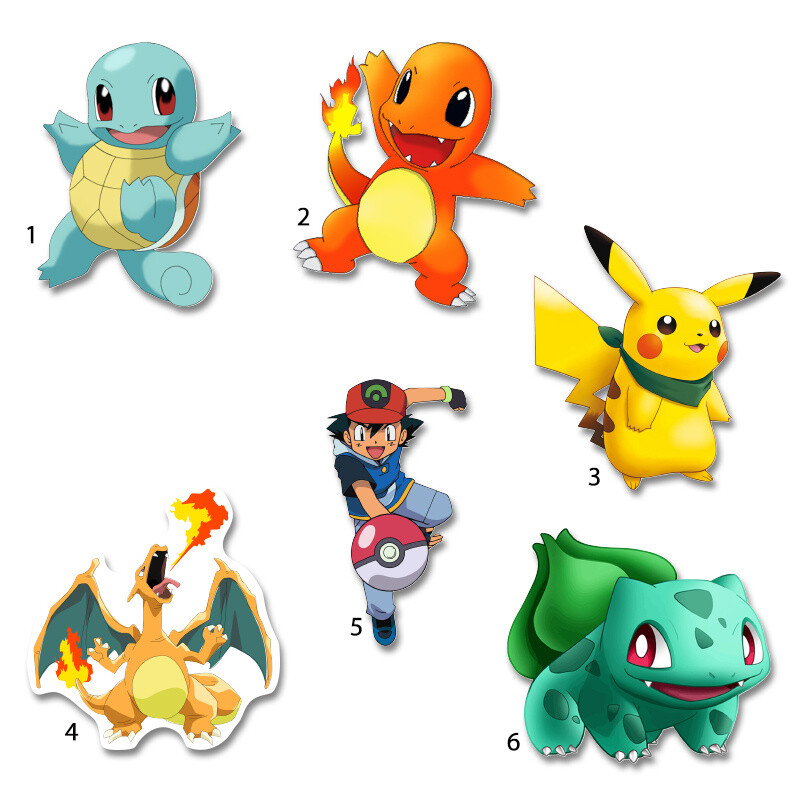 Διακοσμητική φιγούρα Pokemon 10cm Ξύλινη/1τμχ