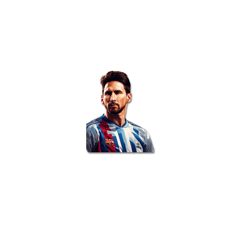 Διακοσμητική φιγούρα Messi 10cm Ξύλινη/1τμχ