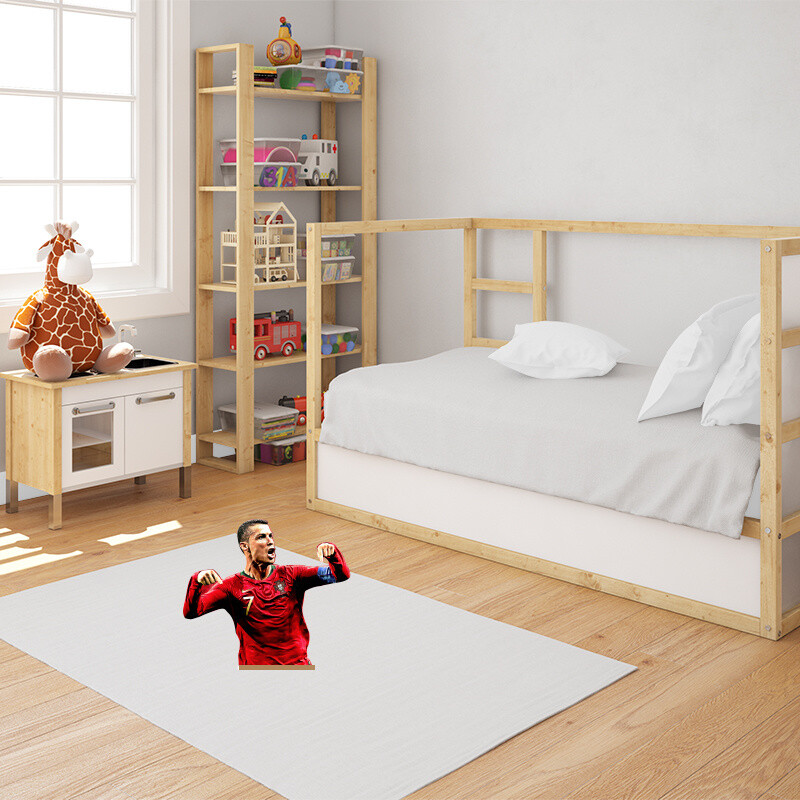 Διακοσμητική φιγούρα Ronaldo 50cm Ξύλινη με βάση/1 τμχ