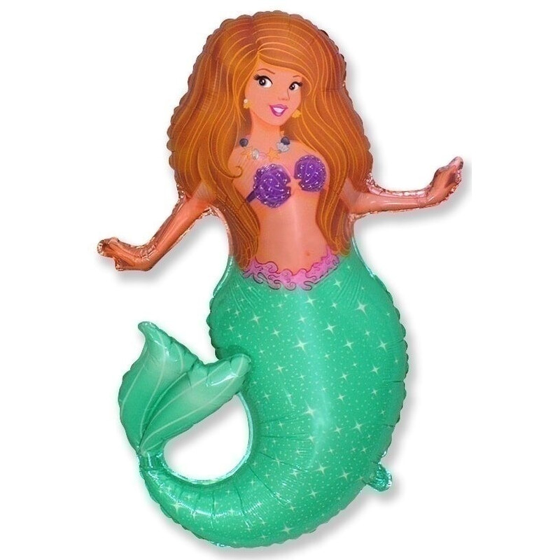 Μπαλόνι Φοιλ Γοργόνα/mermaid 80 εκ - Ασυσκεύαστο