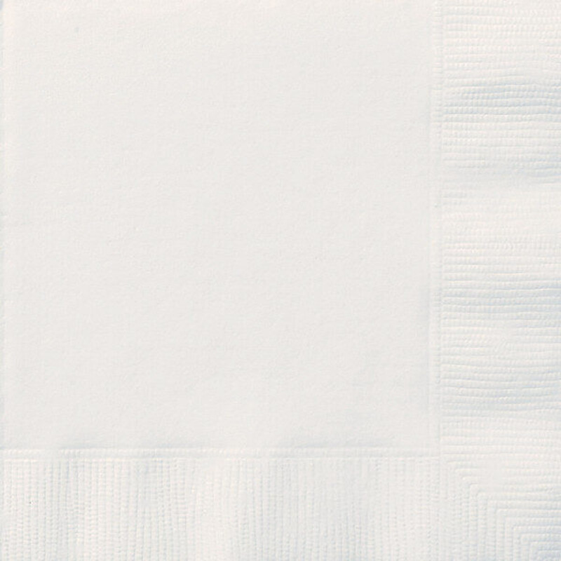Χαρτοπετσέτες Γλυκού Λευκό/white 25X25 /20 τεμ