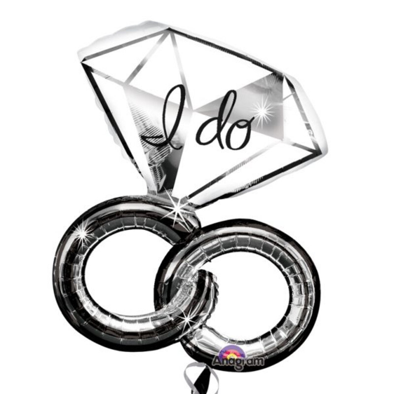 Μπαλόνι Φοιλ Σχήμα Wedding Rings