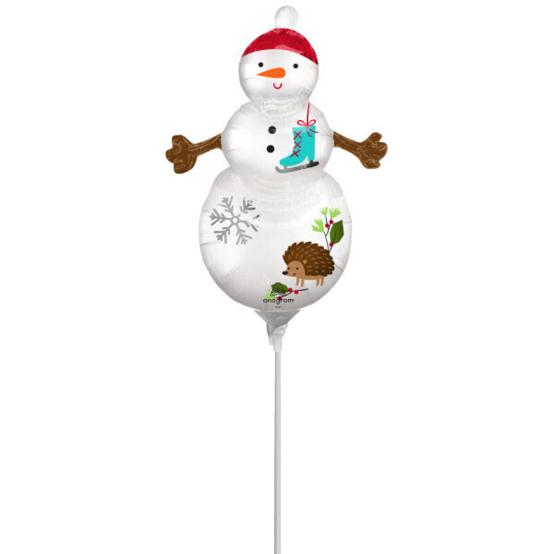 Μπαλόνι Φοιλ Μίνι 14 Satin Woodland Snowman  -  Χιονάνθρωπος