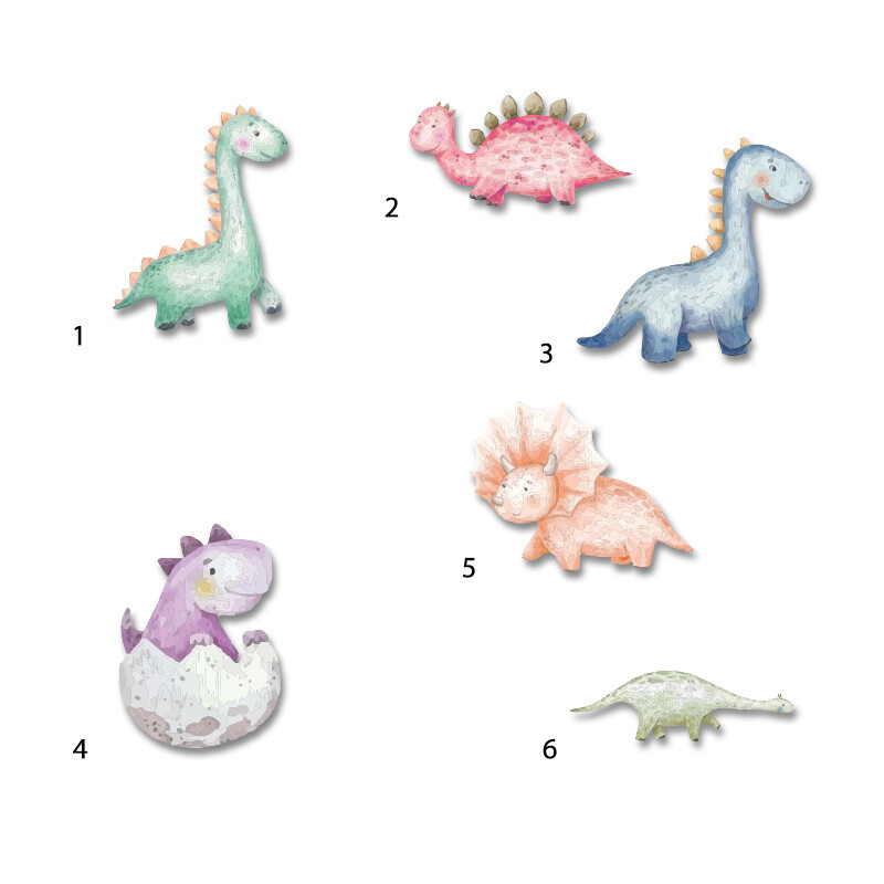 Διακοσμητική φιγούρα Baby Dino 5cm Ξύλινη/1τμχ