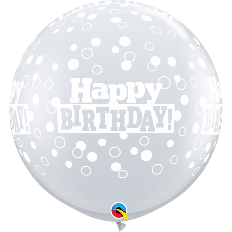 3Π Birthday Confetti Dots-A-Round Διάφανο /2 τεμ