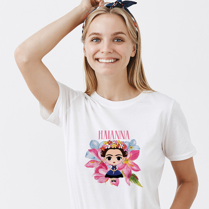 Γυναικείο T-shirt Frida Kahlo για την Μαμά με όνομα