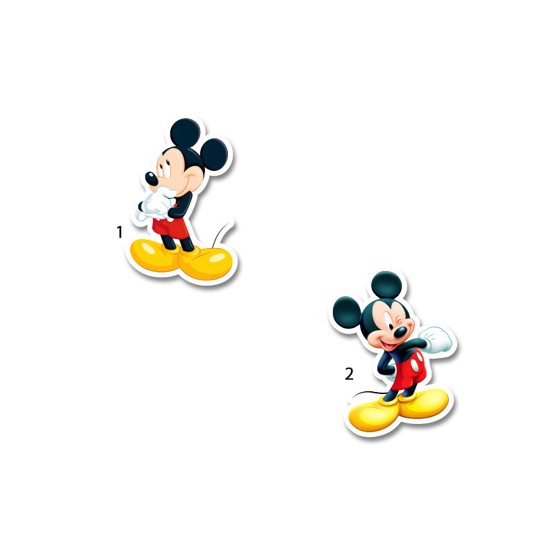 Διακοσμητική φιγούρα Mickey 5cm Ξύλινη/1τμχ