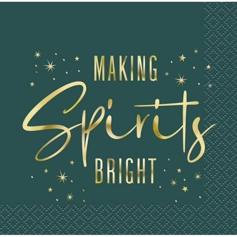 Χαρτοπετσέτες Γλυκού  Making Spirits Bright /  20 τεμ.